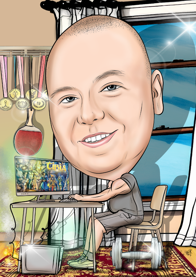 Karykatura urodzinowa