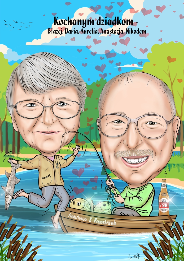 Karykatura dla dziadków