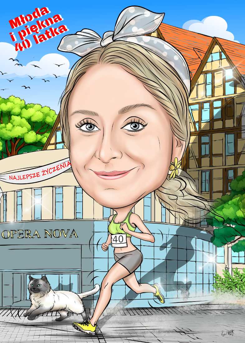 Karykatura na urodziny