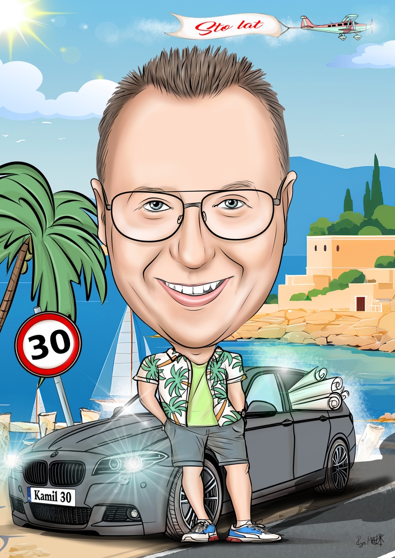 Zamów Karykaturę – Idealny Upominek na 30 Urodziny