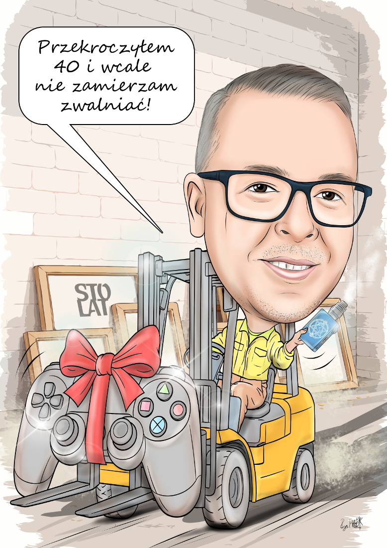 Karykatura urodzinowa