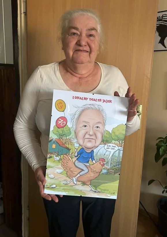 Karykatura urodzinowa na zamówienie :)